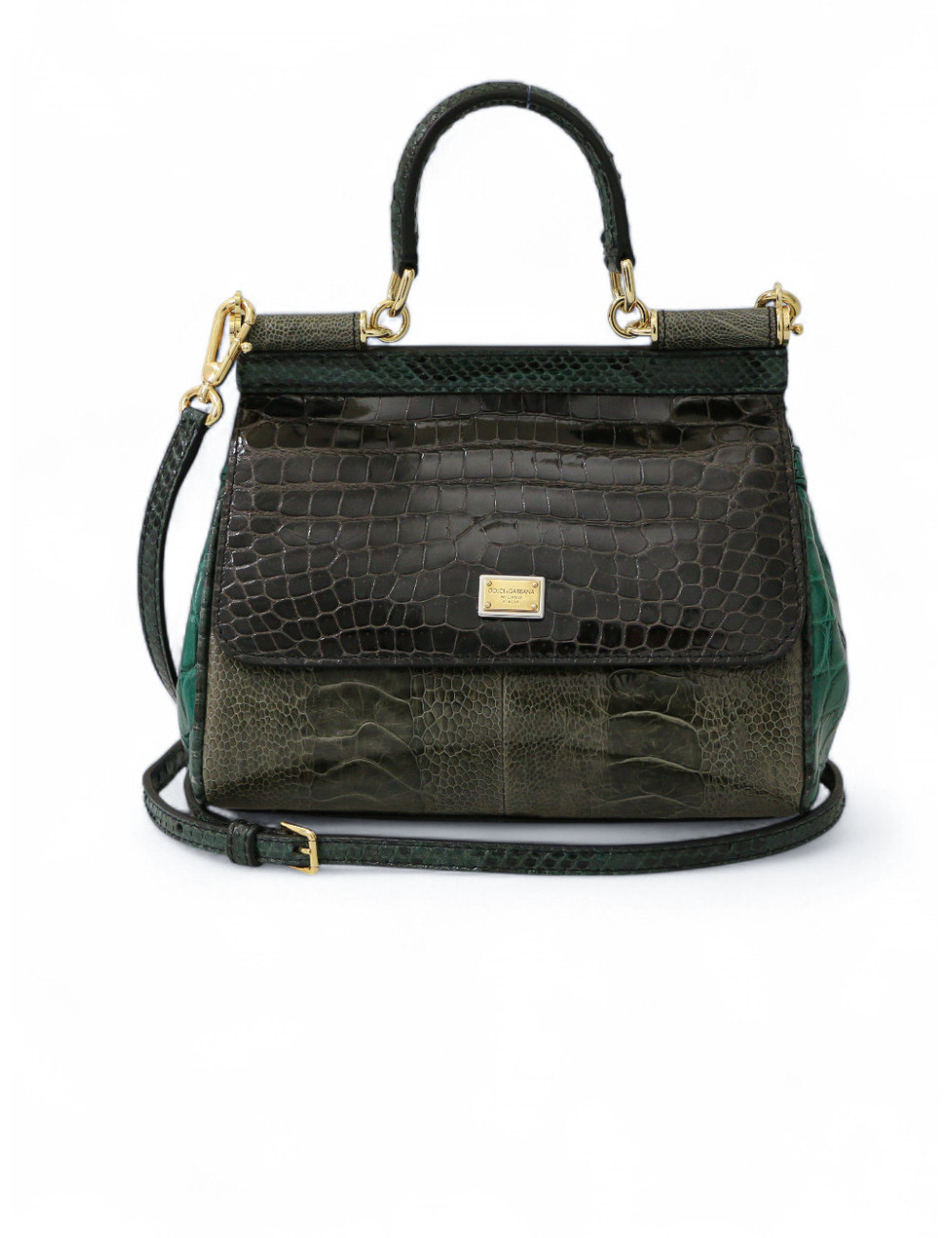 Sac Sicily DOLCE GABBANA crocodile
