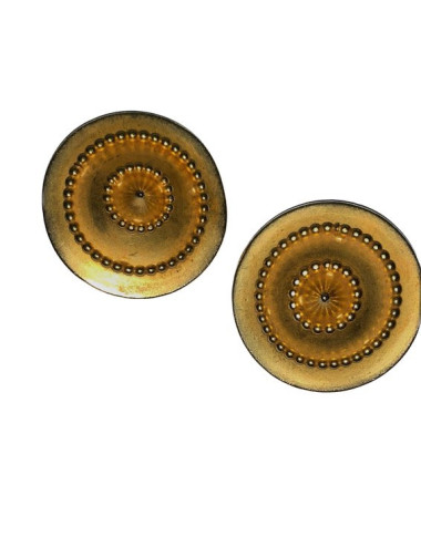 Clips Dominique Aurientis 1980 dorés : occasion certifiée authentique