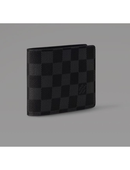 Portefeuille multiple LOUIS VUITTON Damier ébène