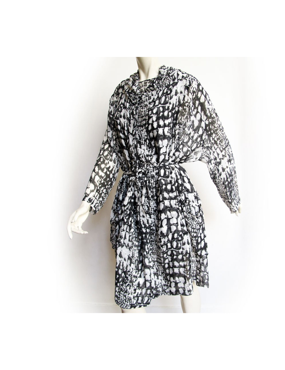 Ensemble robe top en soie LUTZ HUELLE T36