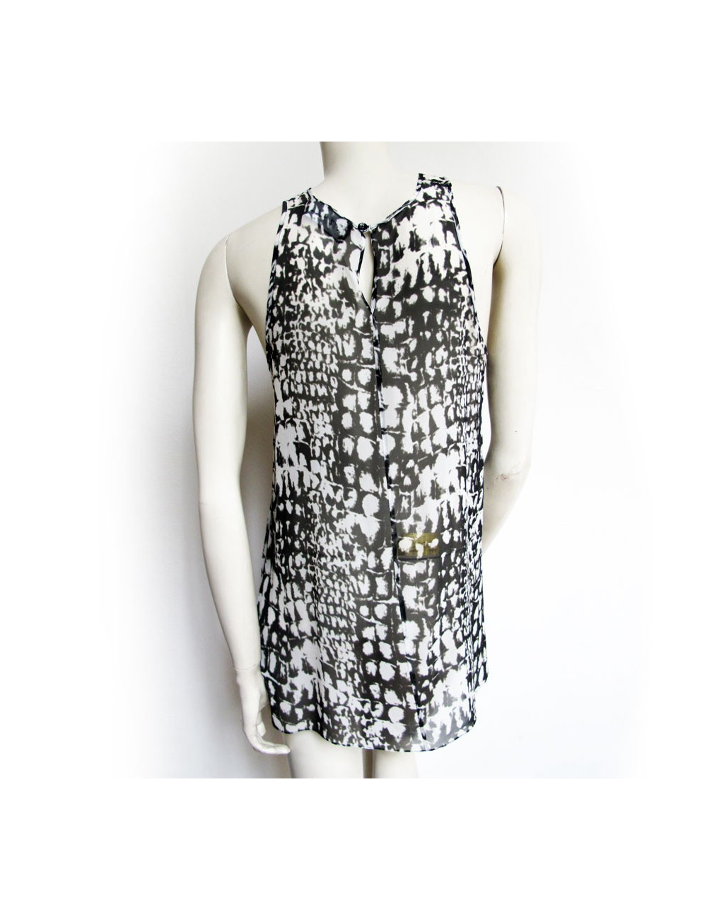 Ensemble robe top en soie LUTZ HUELLE T36