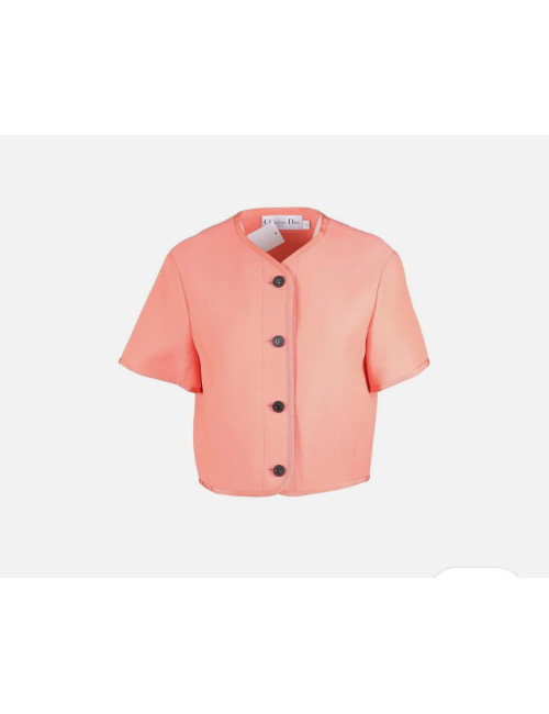 Veste CHRISTIAN DIOR rose laine T38