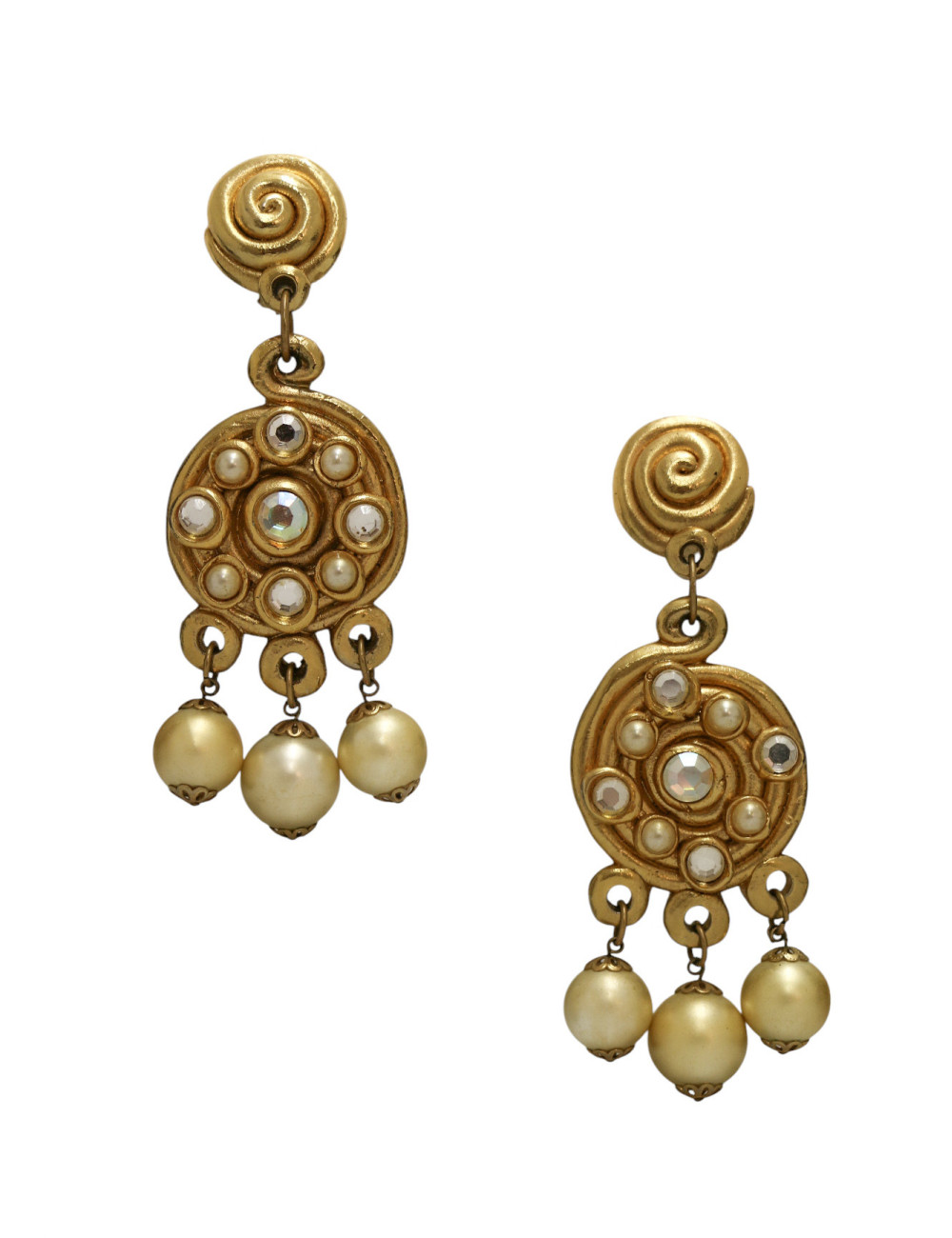 BO Couture pendantes JACKY de G résine dorée