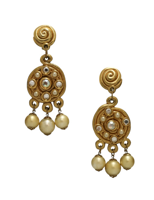 BO Couture pendantes JACKY de G résine dorée