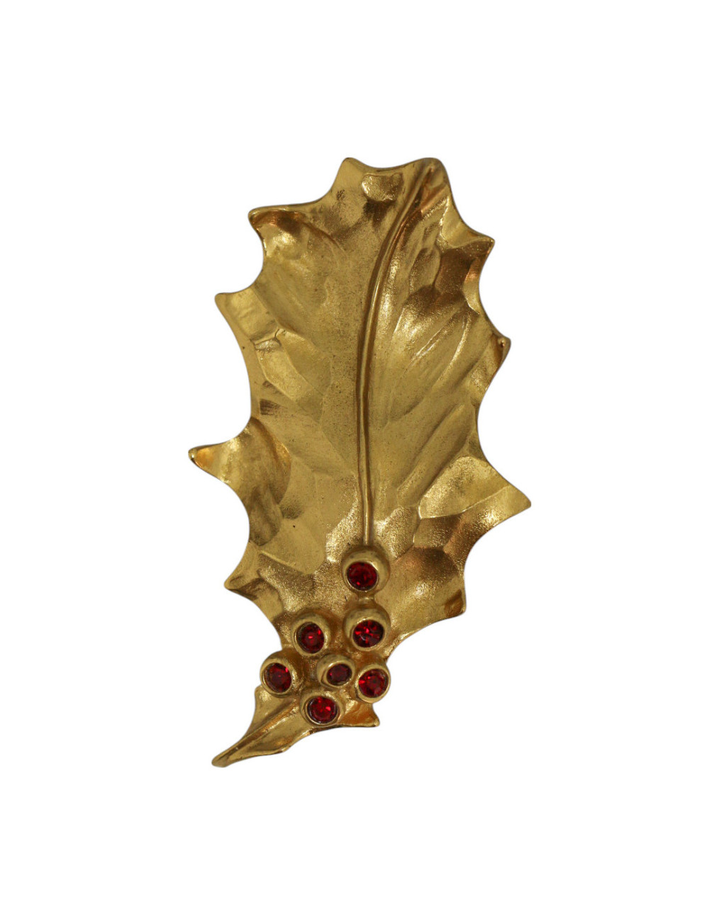 Broche pendentif YSL dorée