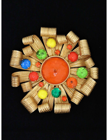 Imposante broche Dominique Aurientis rubans : certifiée authentique 2