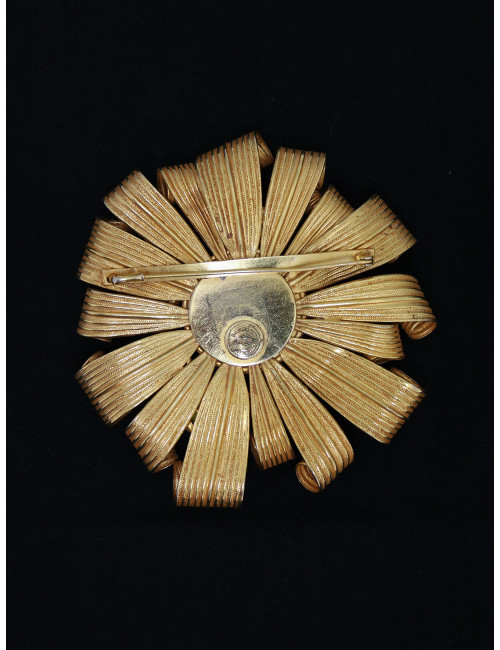 Imposante broche DOMINIQUE AURIENTIS rubans 1980