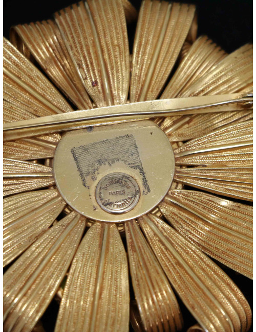 Imposante broche DOMINIQUE AURIENTIS rubans 1980