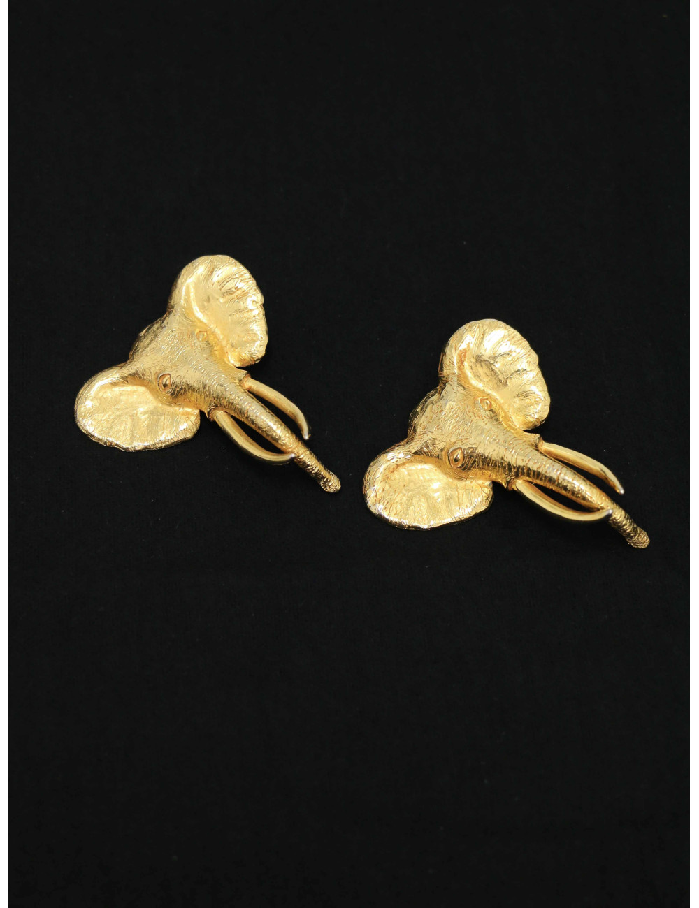 Clips Têtes d'éléphant DOMINIQUE AURIENTIS 1986