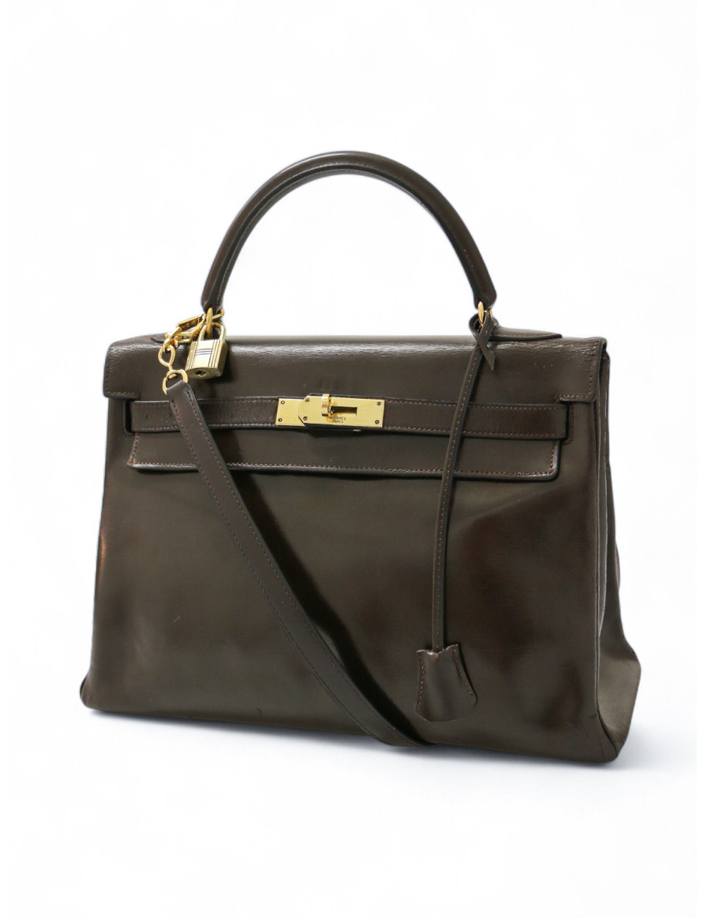 Sac Kelly 32 HERMES marron