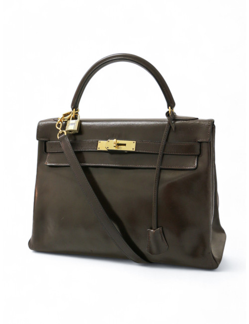 Sac Kelly 32 HERMES marron