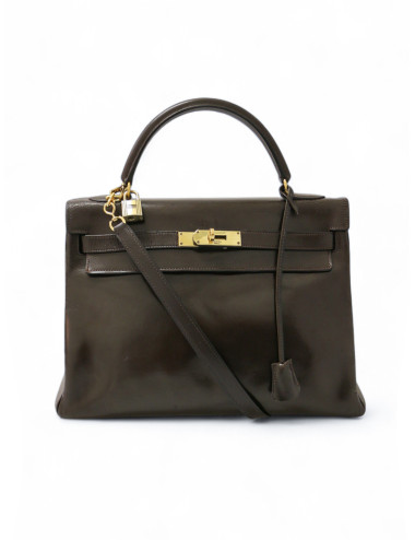 Sac Kelly 32 HERMES marron