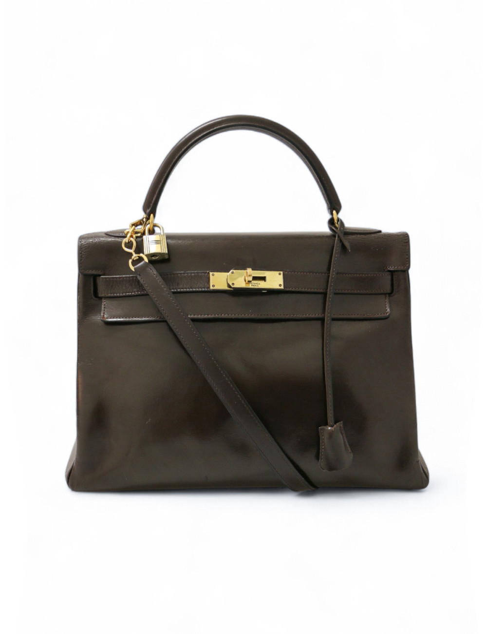 Sac Kelly 32 HERMES marron