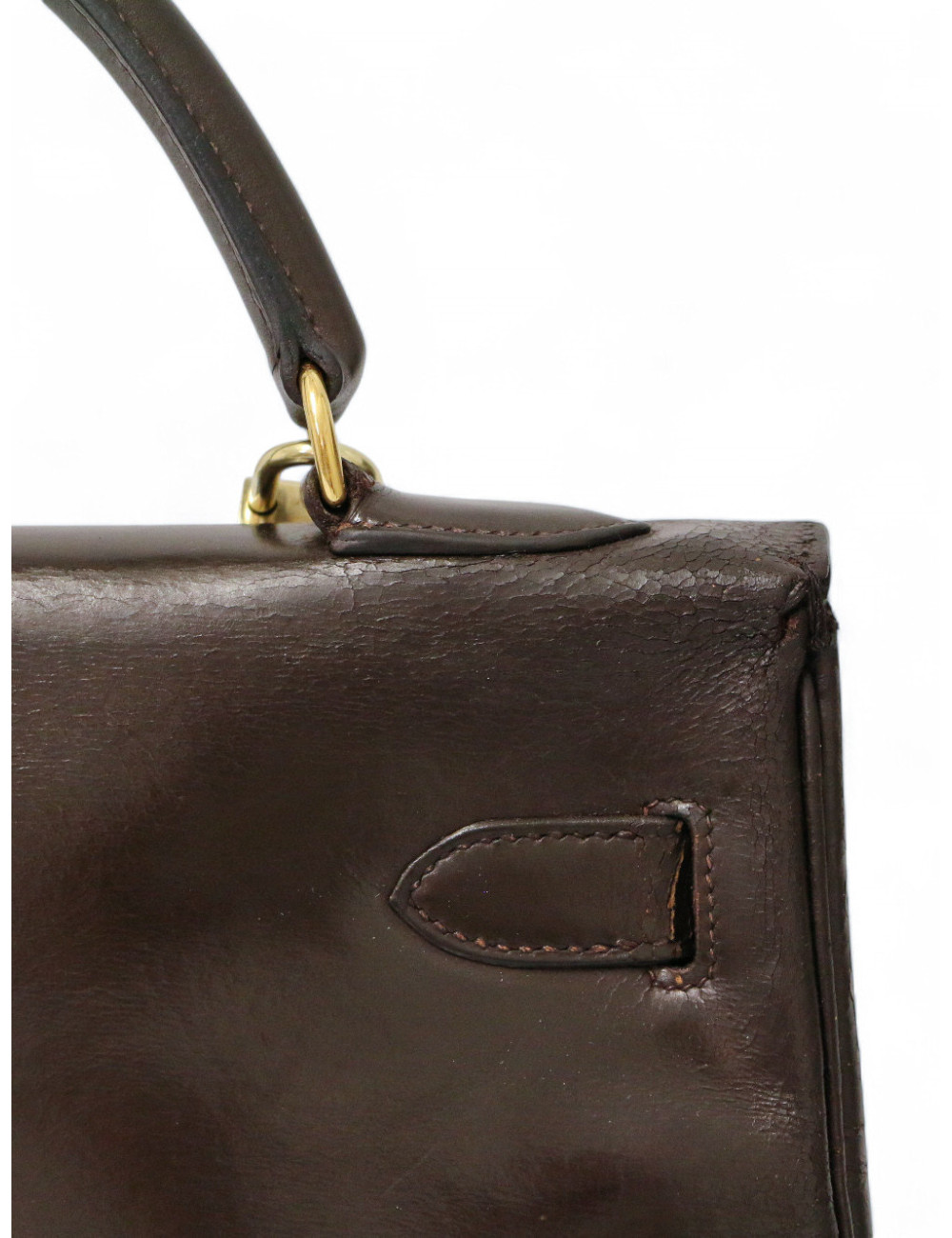 Sac Kelly 32 HERMES marron