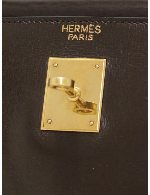 Sac Kelly 32 HERMES marron