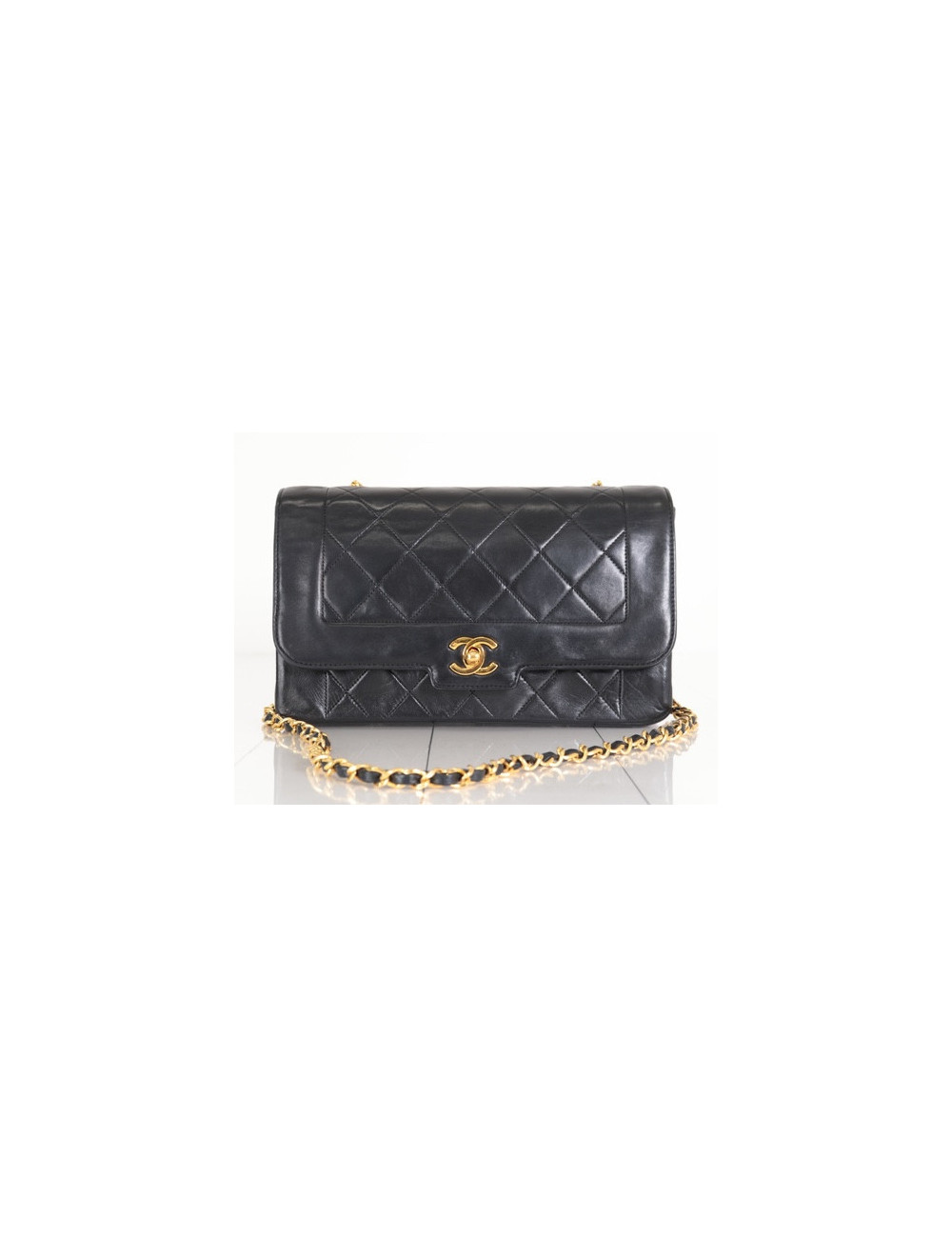 Sac turnlock CHANEL noir