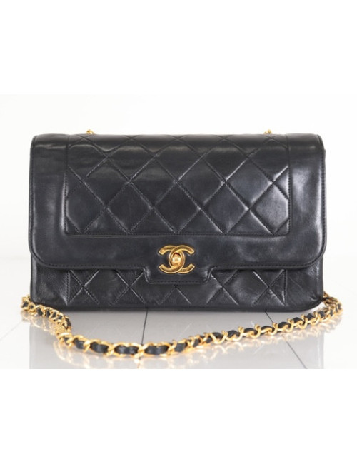 Sac turnlock CHANEL noir