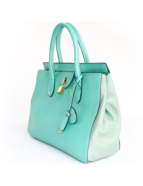 Sac ROCHAS  turquoise