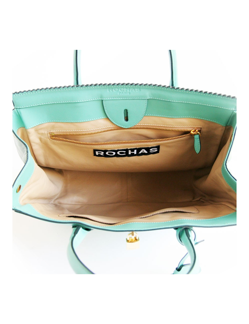 Sac ROCHAS  turquoise