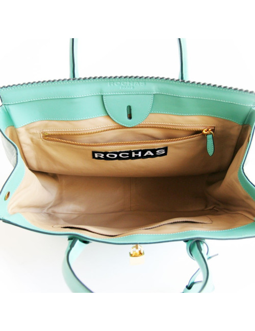 Sac ROCHAS  turquoise