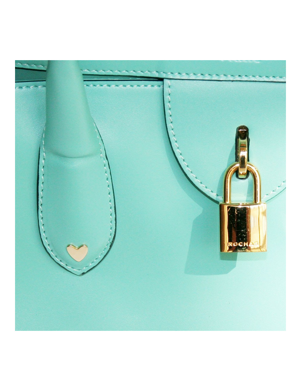 Sac ROCHAS  turquoise