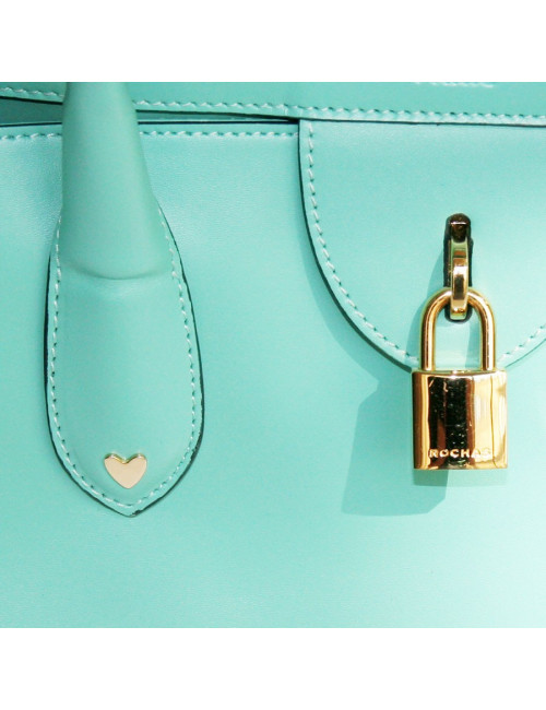 Sac ROCHAS  turquoise
