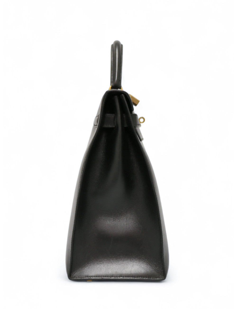 Kelly 35 sellier HERMES noir vintage