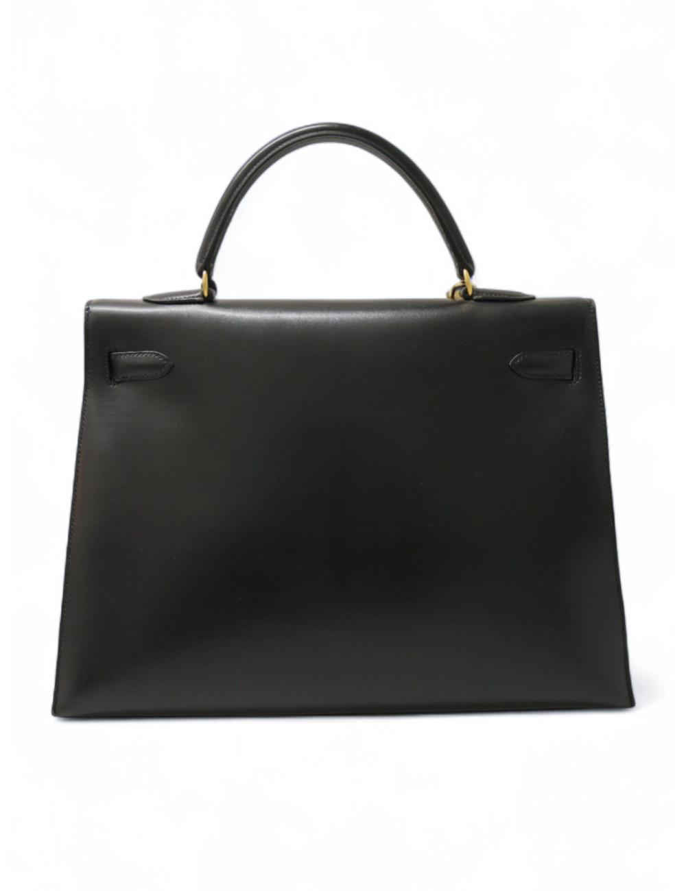 Kelly 35 sellier HERMES noir vintage
