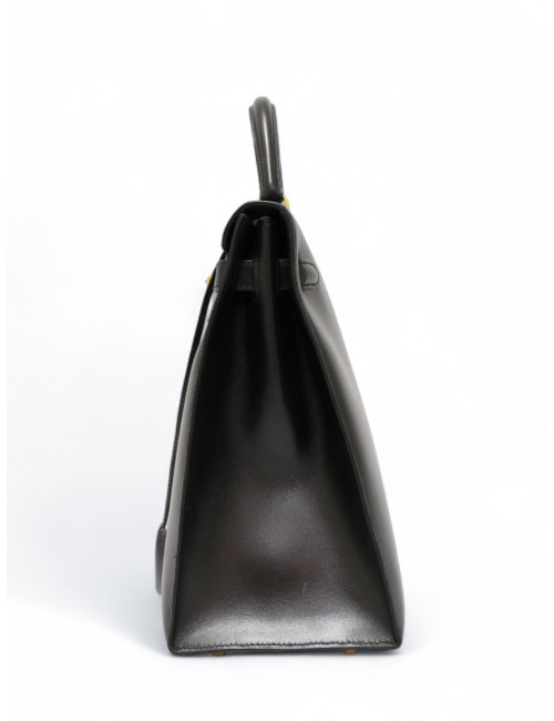 Kelly 35 sellier HERMES noir vintage