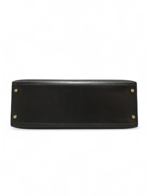 Kelly 35 sellier HERMES noir vintage