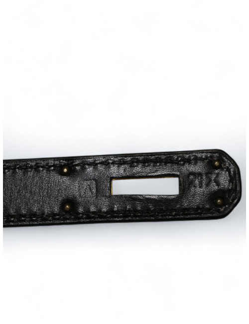 Kelly 35 sellier HERMES noir vintage