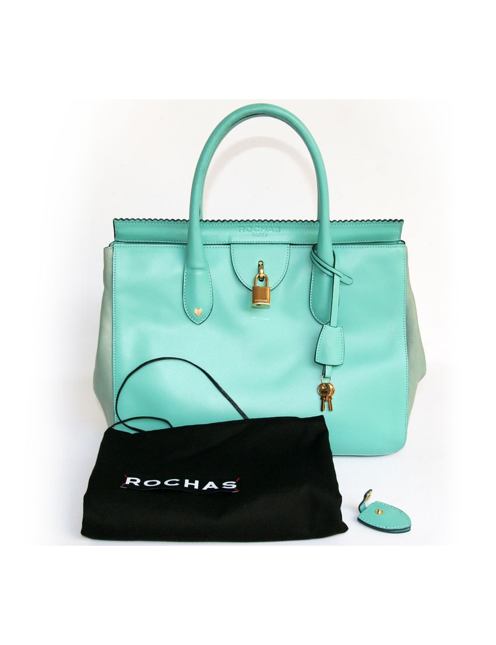 Sac ROCHAS  turquoise