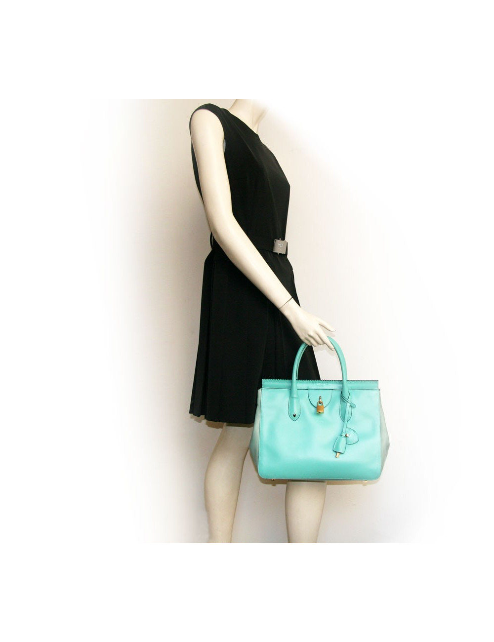 Sac ROCHAS  turquoise