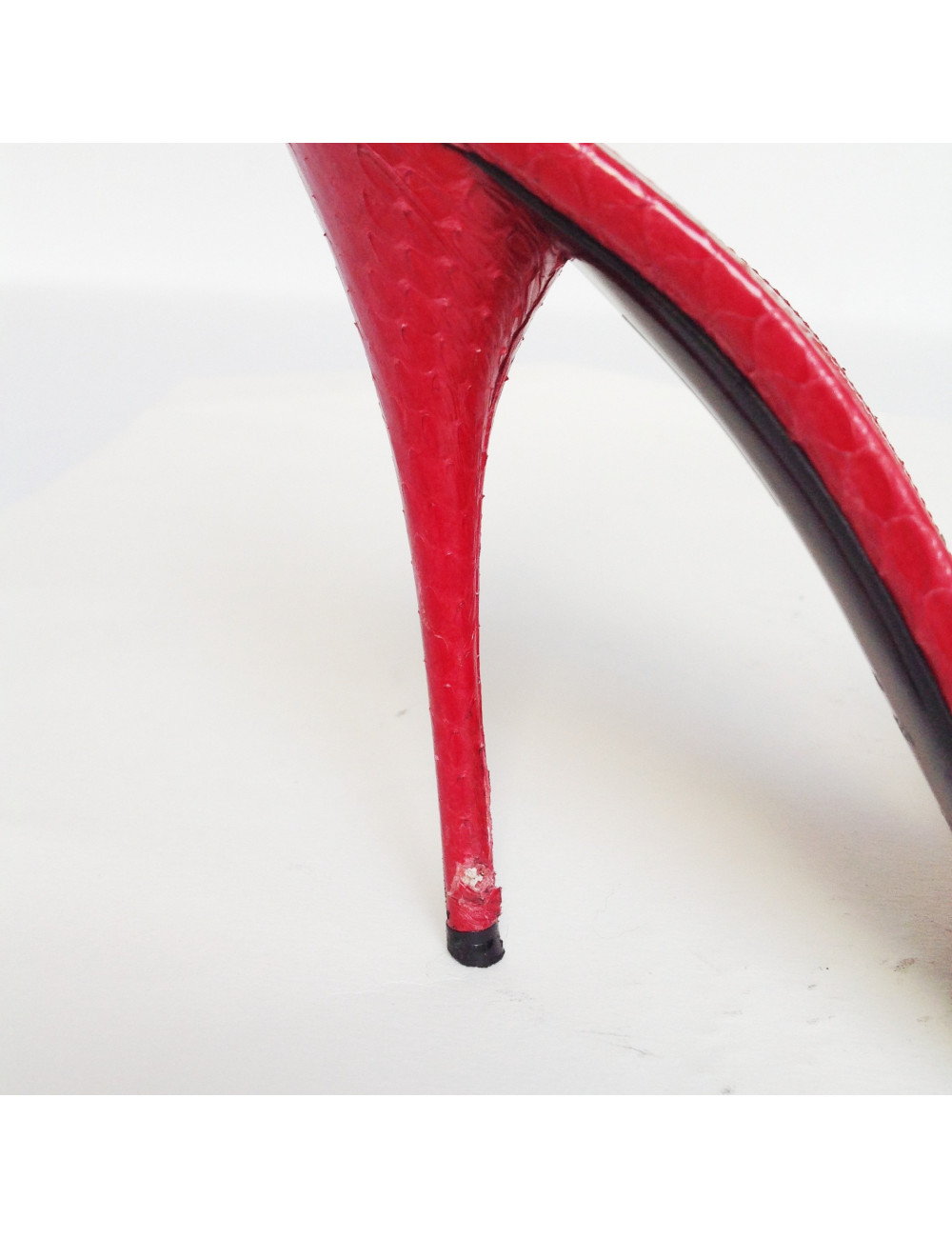 Escarpins LANVIN en python rose