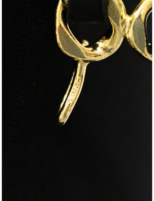 Ceinture CHANEL chaine et cuir vintage