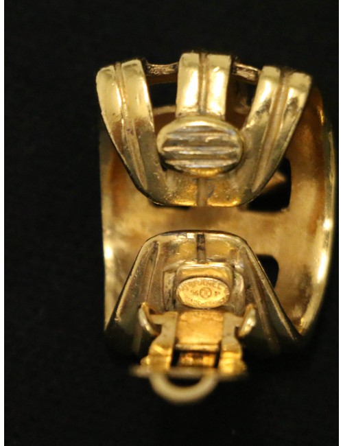 Clips grillagés CHANEL vintage