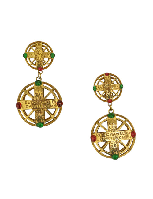 Rare Clips pendants CHANEL cage