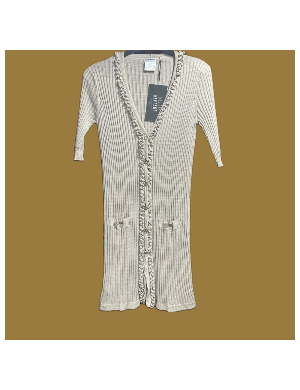 Long gilet CHANEL Vintage