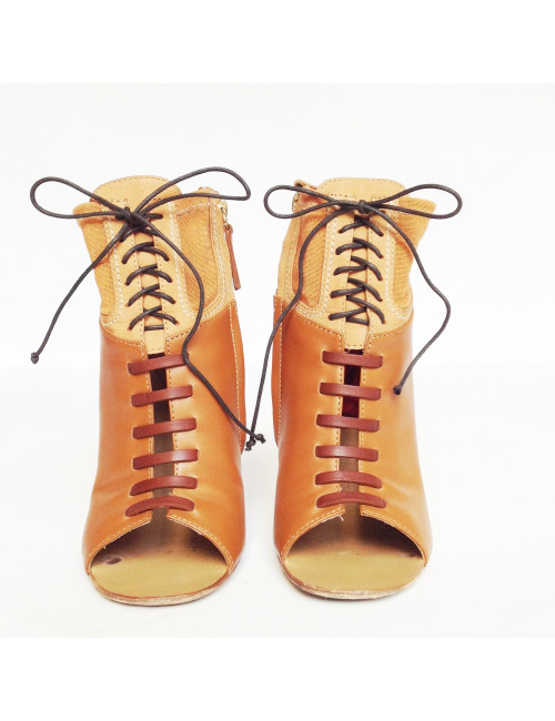 Sandales hautes GIUSEPPE ZANOTTI T 38 beige