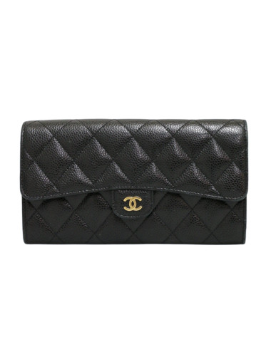 Portefeuille CHANEL cuir caviar