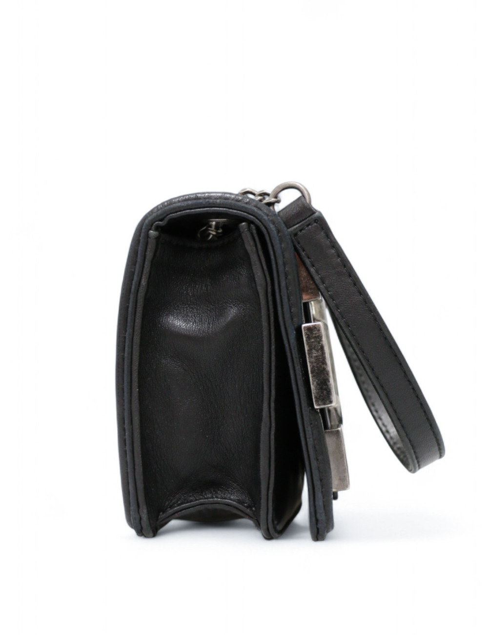 Mini sac CHANEL Boy brick Lego noir