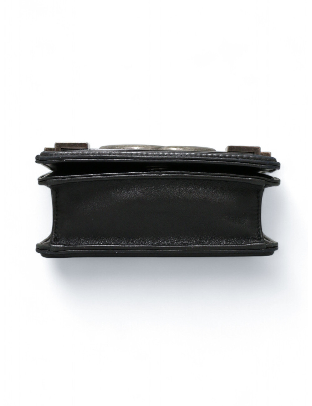 Mini sac CHANEL Boy brick Lego noir