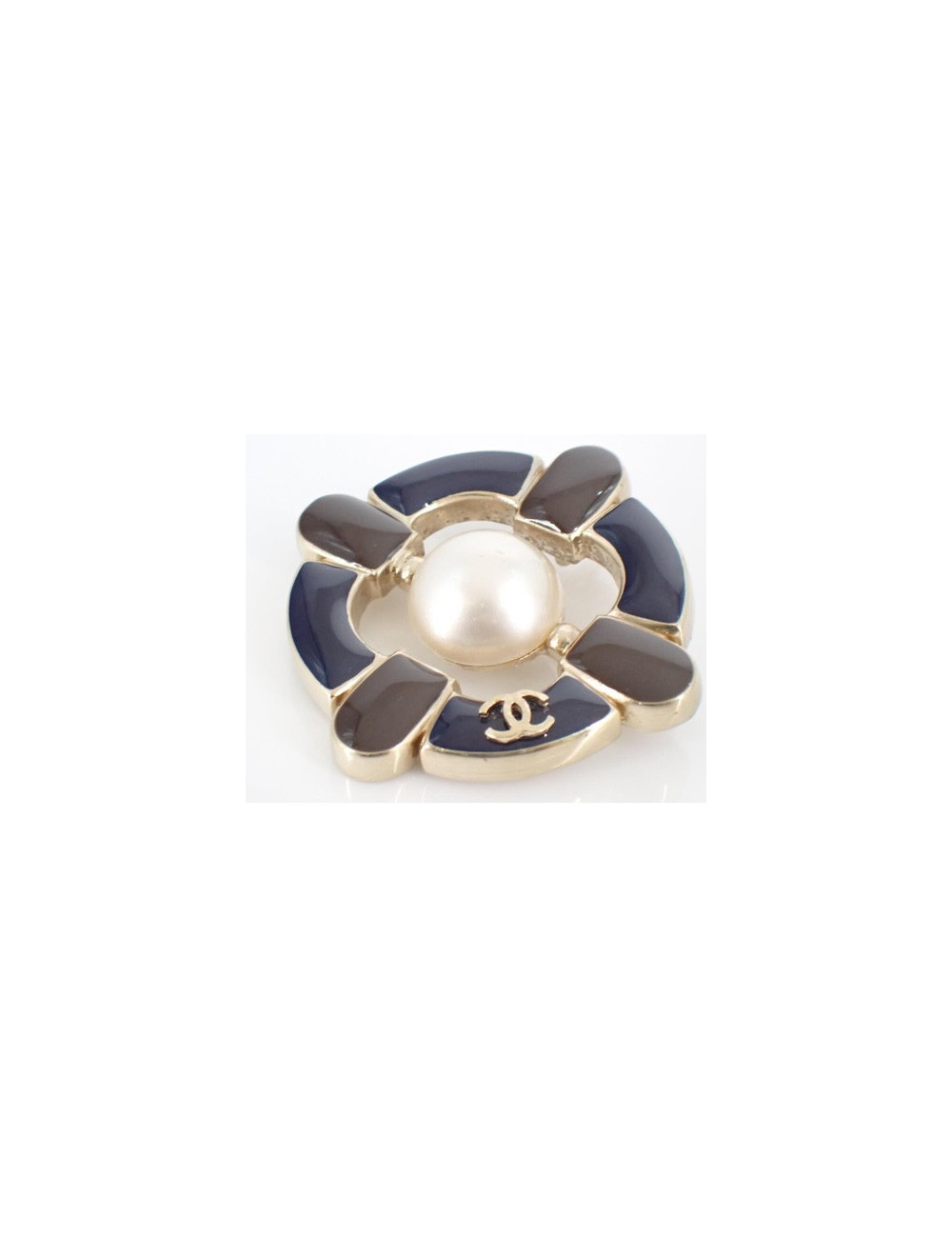Broche Chanel perles