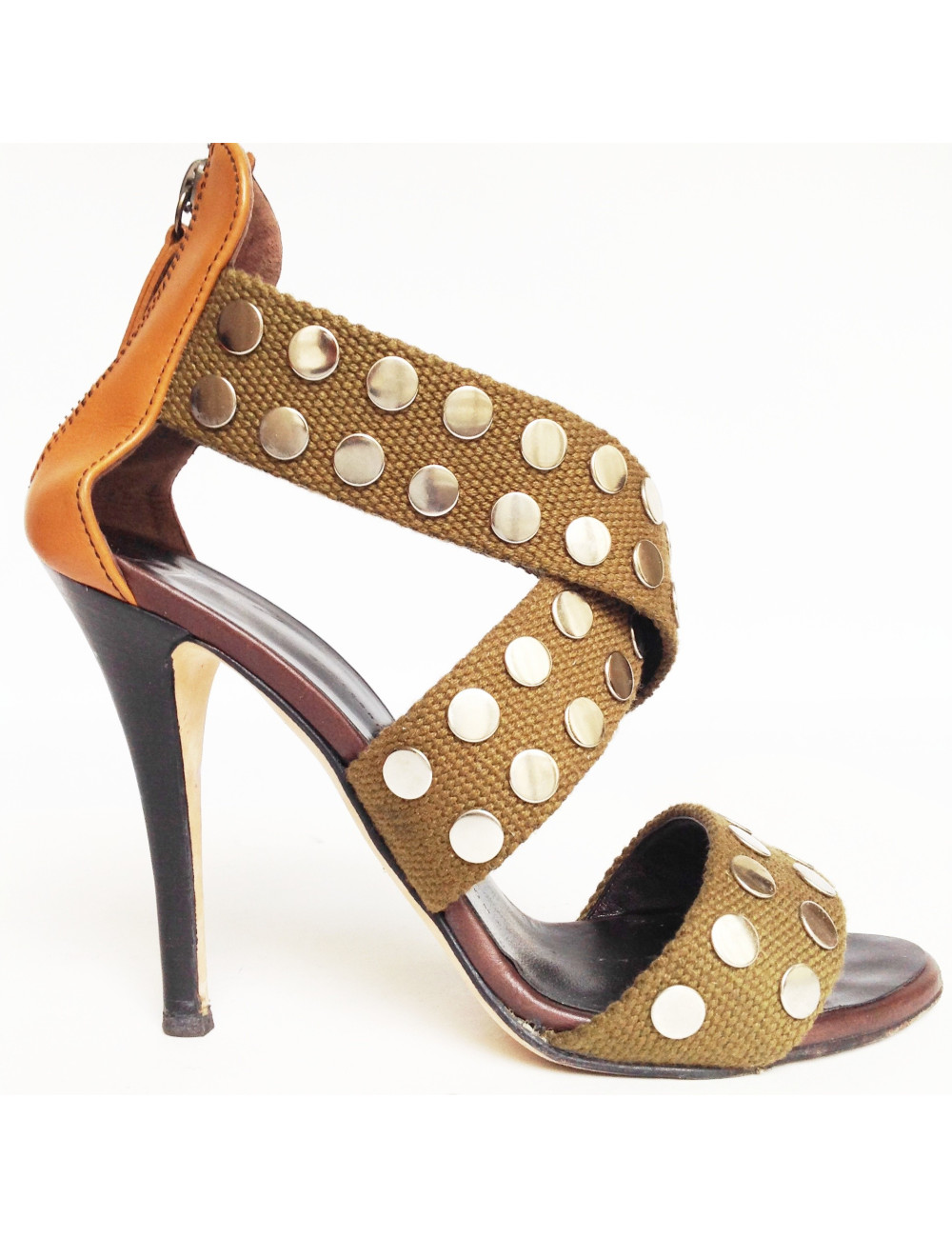 Sandales GIUSEPPE ZANOTTI T 38 vertes