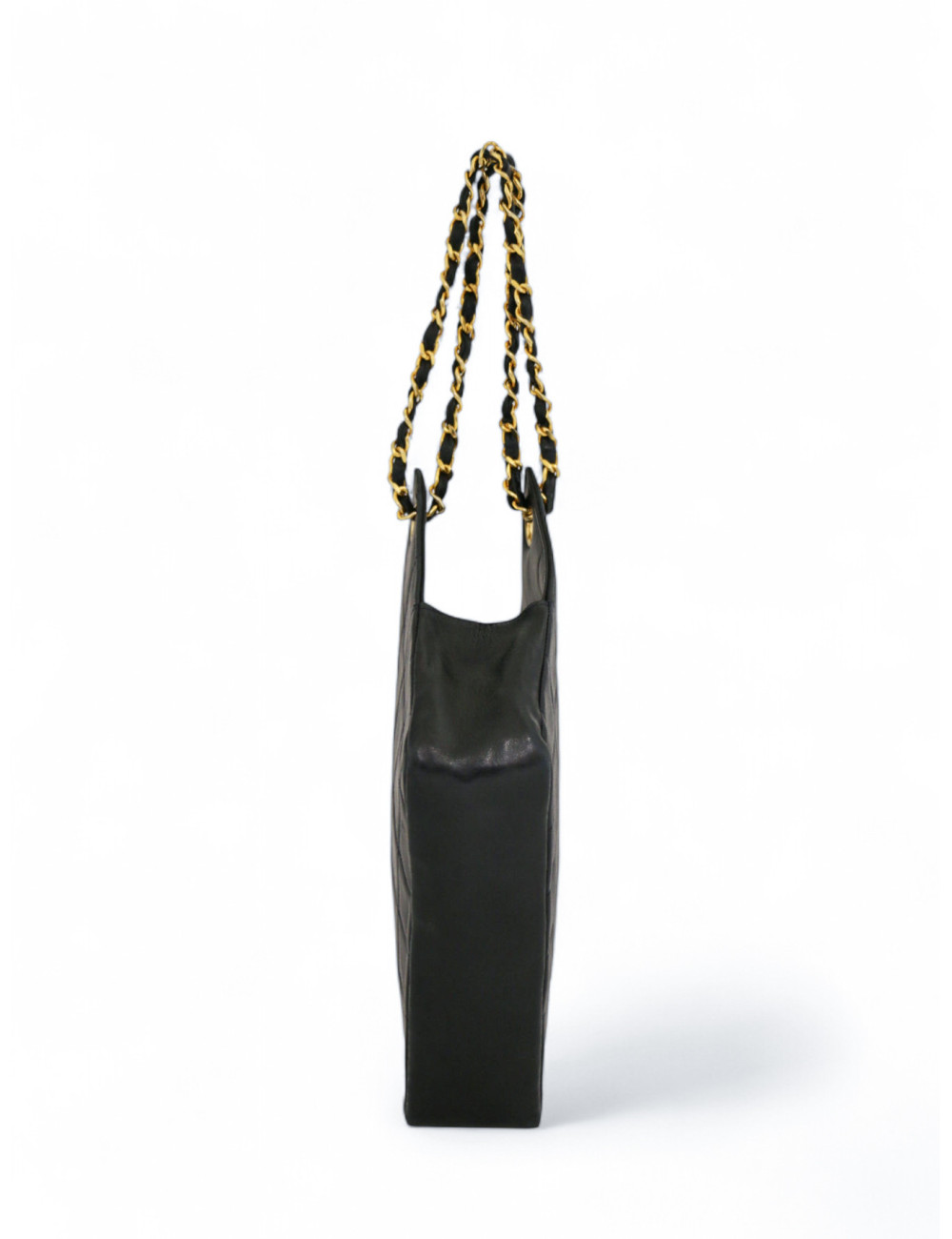 Sac vintage Chanel bleu marine : sac d'occasion certifié authentique