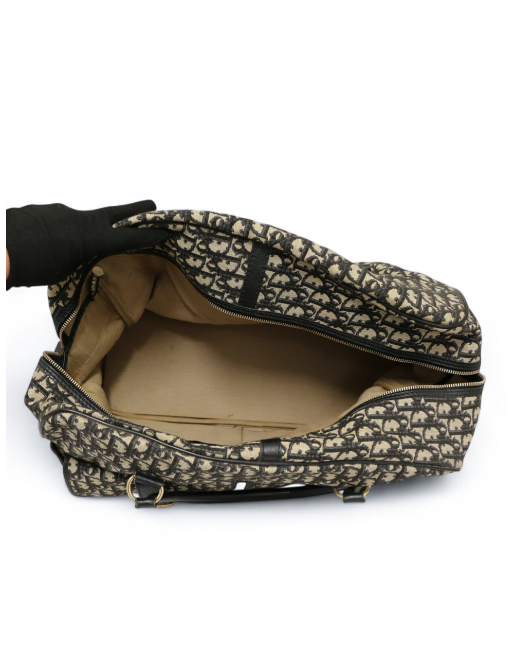 Sac de voyage Dior oblique : occasion certifiée authentique.