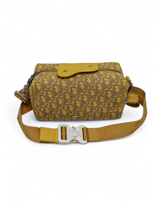 Sac Dior Lingot 22 en toile jaune : occasion certifiée authentique