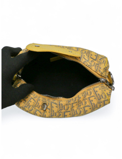 Sac Dior Lingot 22 en toile jaune : occasion certifiée authentique