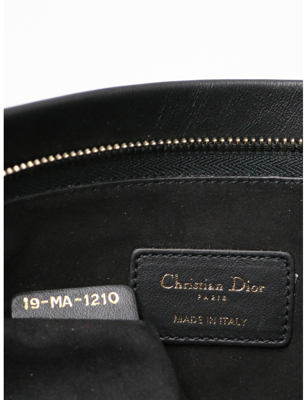 Pochette Christian Dior homme noir : occasion certifiée authentique