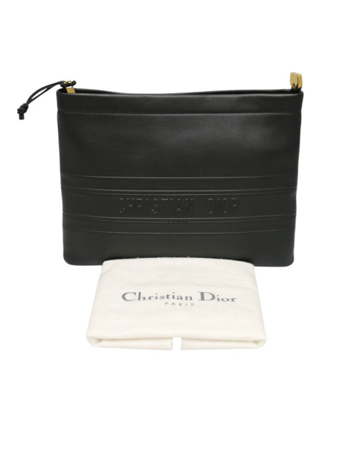 Pochette Christian Dior homme noir : occasion certifiée authentique